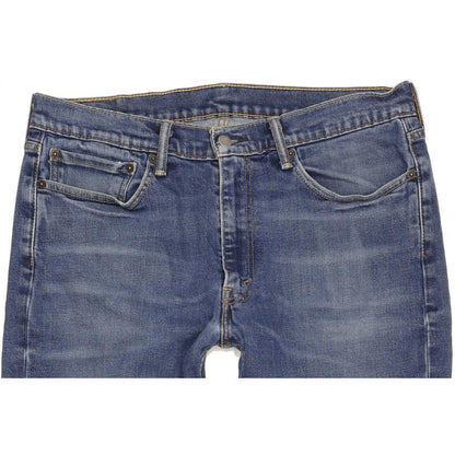 Levi's 514 Men Blue Straight Slim Stretch Jeans W36 L33