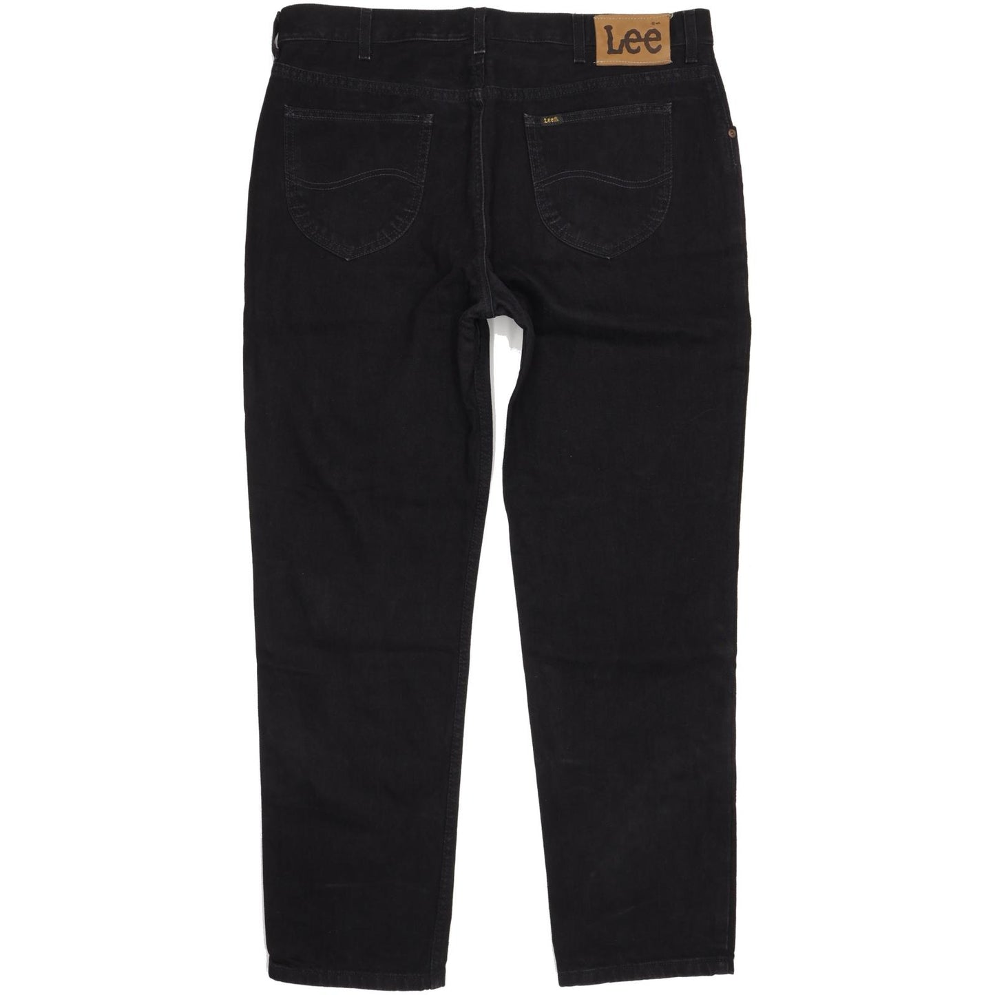 Lee Phoenix Men Black Straight Regular Jeans W39 L31