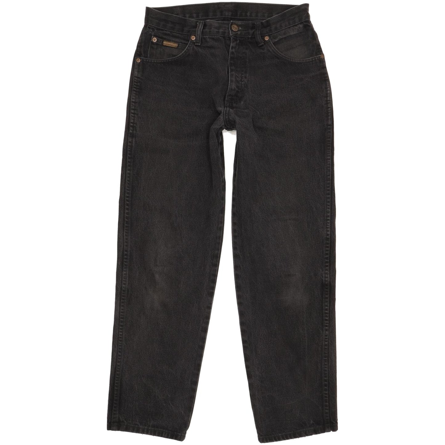 Wrangler Indiana Men Black Straight Regular Jeans W31 L30