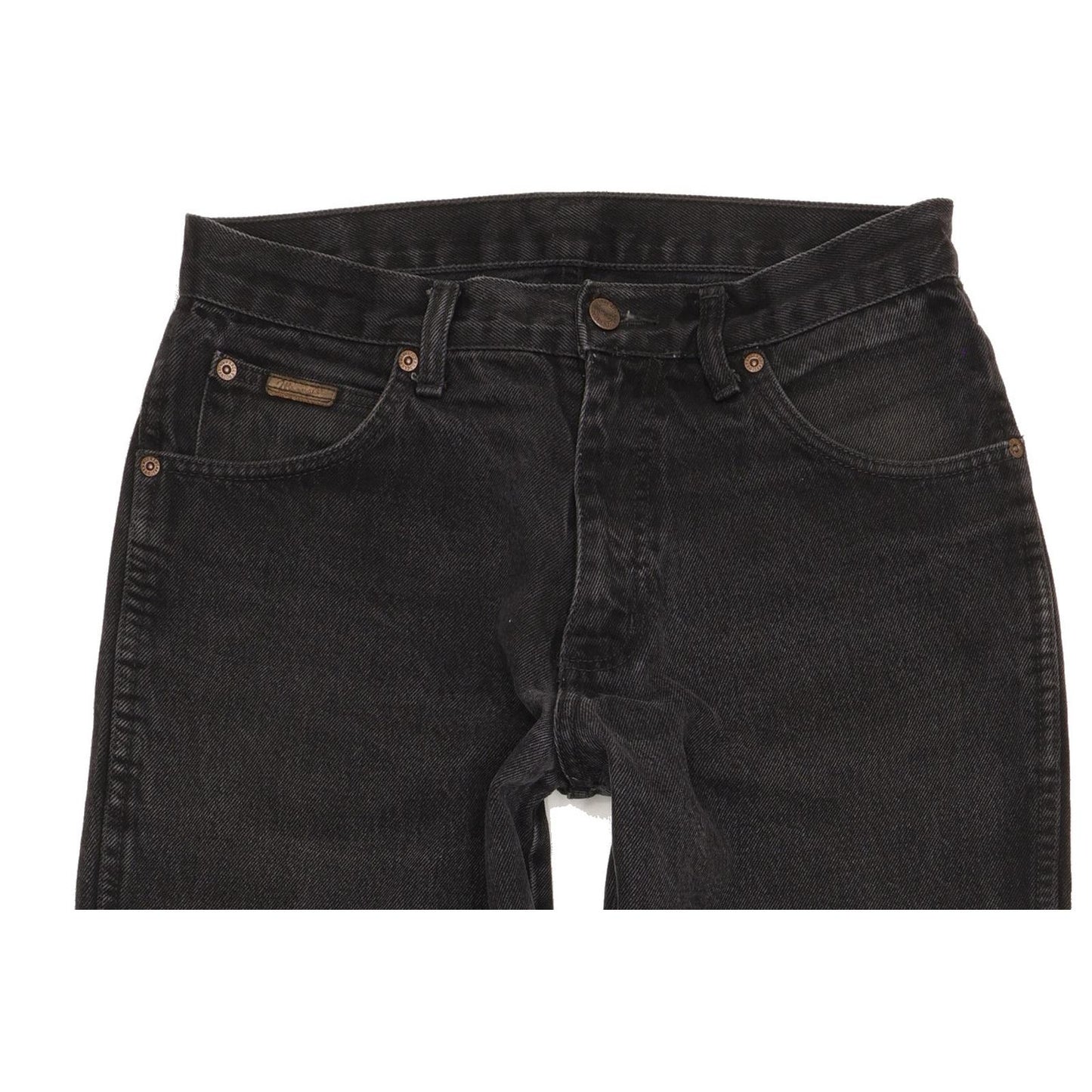 Wrangler Indiana Men Black Straight Regular Jeans W31 L30