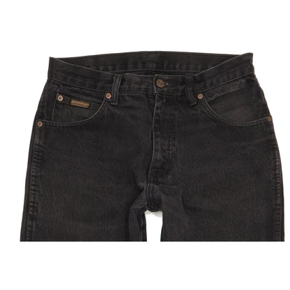 Wrangler Indiana Men Black Straight Regular Jeans W31 L30