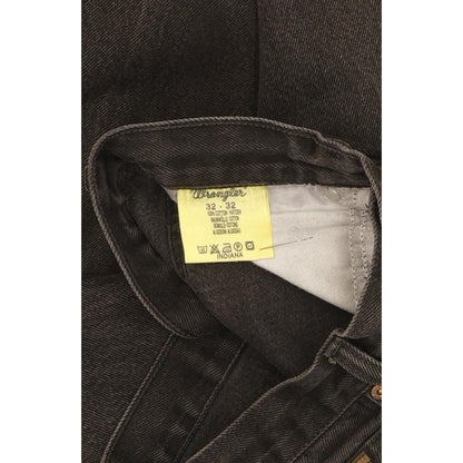 Wrangler Indiana Men Black Straight Regular Jeans W31 L30