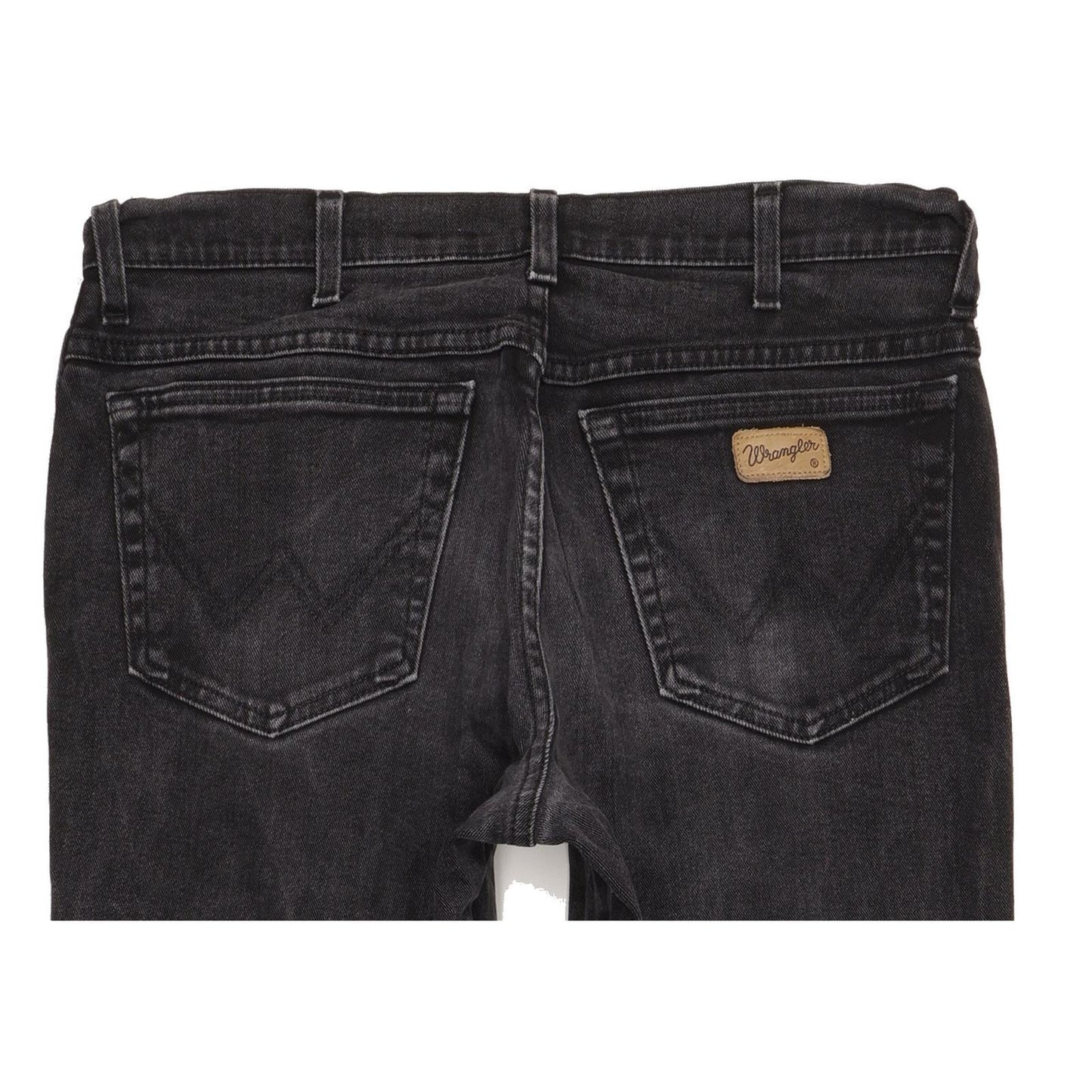 Wrangler Texas Men Black Straight Regular Stretch Jeans W34 L31