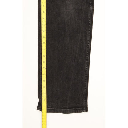 Wrangler Texas Men Black Straight Regular Stretch Jeans W34 L31