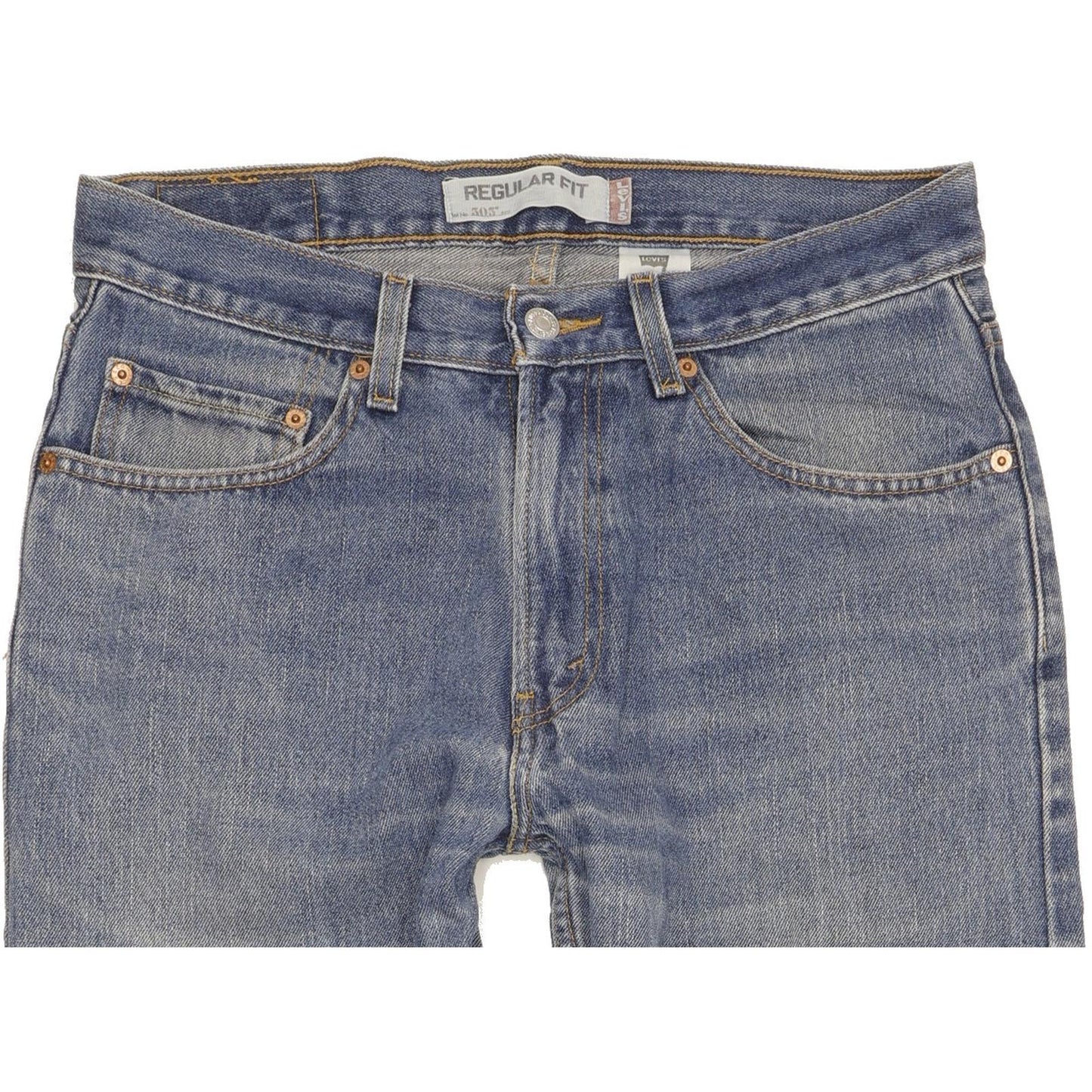 Levi's 505 Men Blue Straight Regular Jeans W32 L29