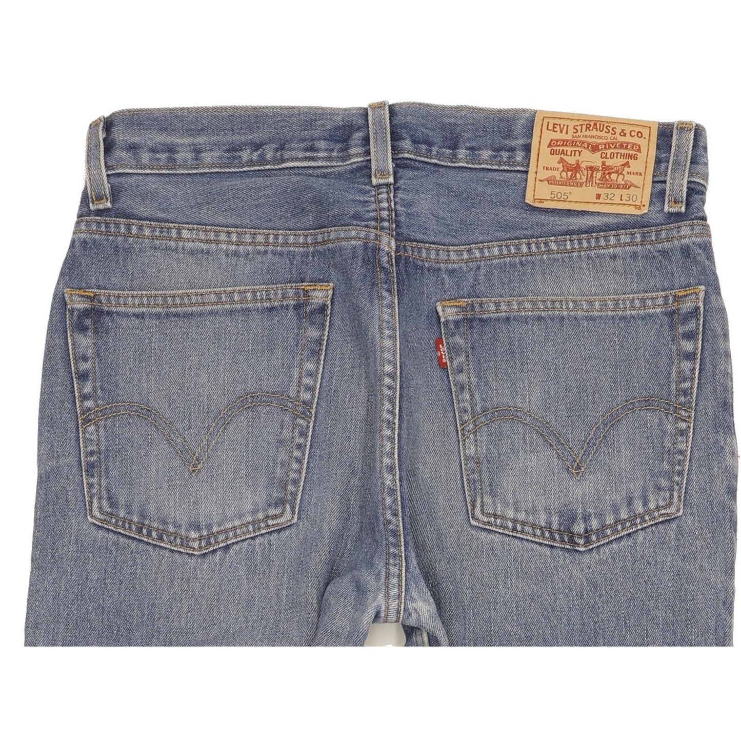 Levi's 505 Men Blue Straight Regular Jeans W32 L29