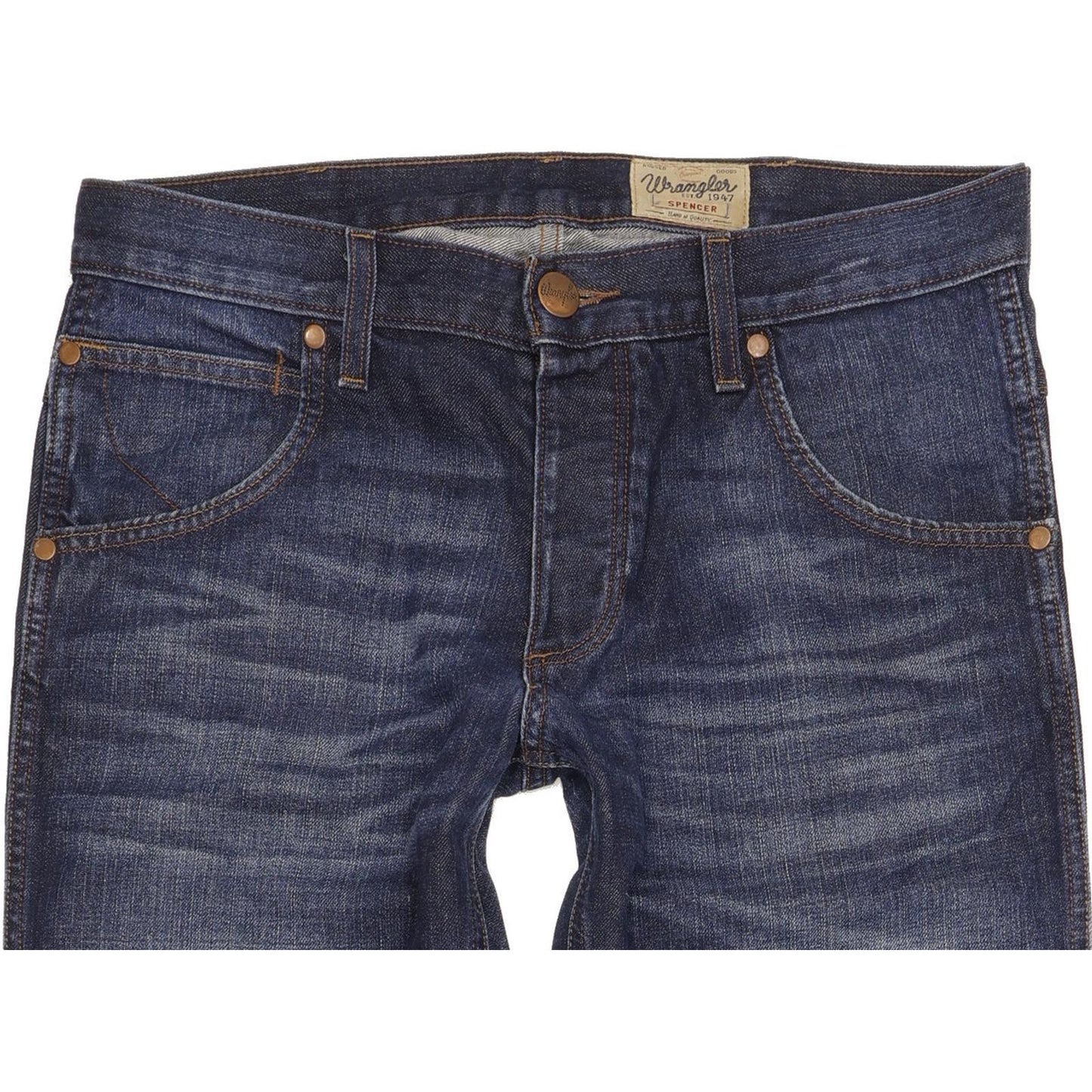 Wrangler Spencer Men Blue Straight Regular Jeans W32 L31
