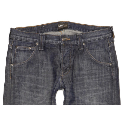 Lee Flint Men Blue Straight Regular Jeans W33 L31