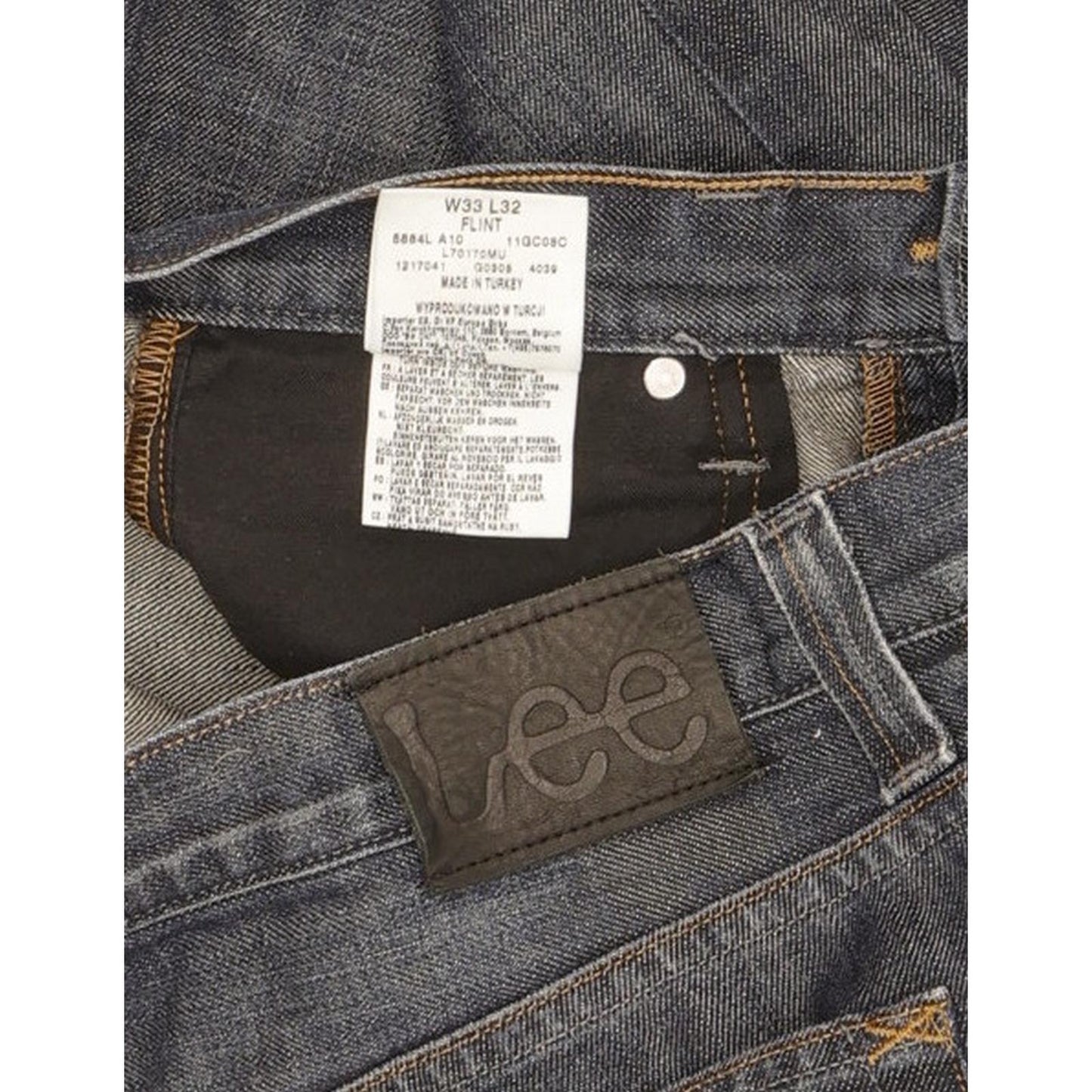 Lee Flint Men Blue Straight Regular Jeans W33 L31