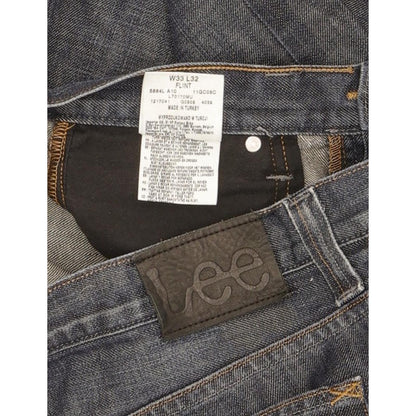 Lee Flint Men Blue Straight Regular Jeans W33 L31