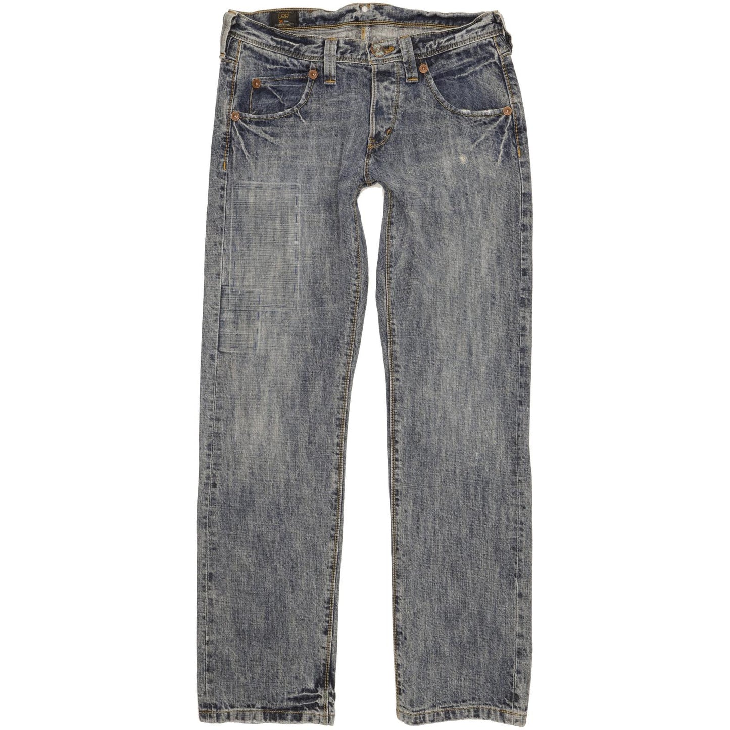 Lee Ripley Men Blue Straight Regular Jeans W33 L34