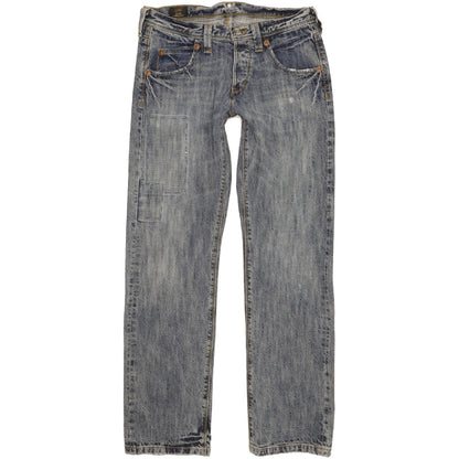 Lee Ripley Men Blue Straight Regular Jeans W33 L34