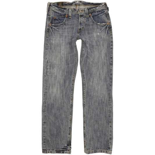 Lee Ripley Men Blue Straight Regular Jeans W33 L34