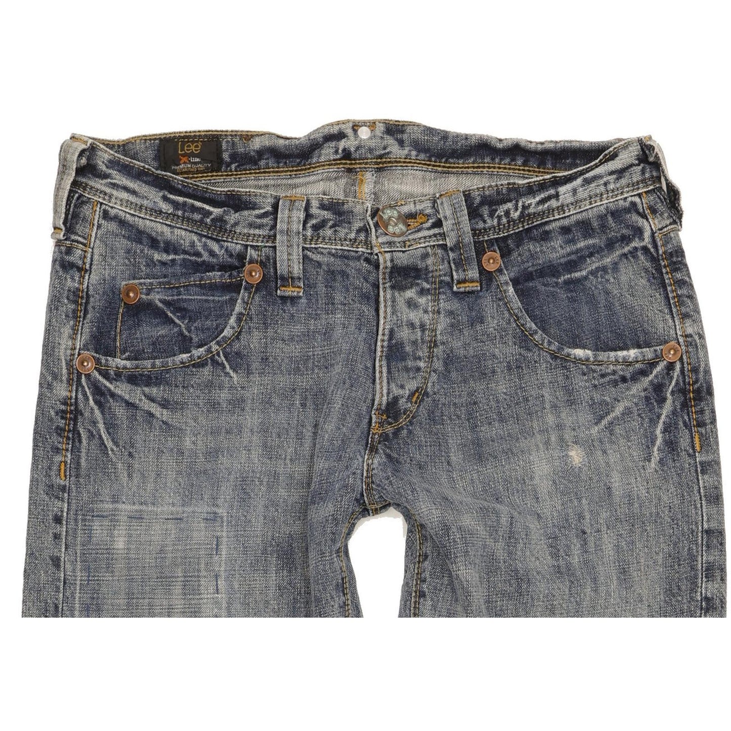 Lee Ripley Men Blue Straight Regular Jeans W33 L34