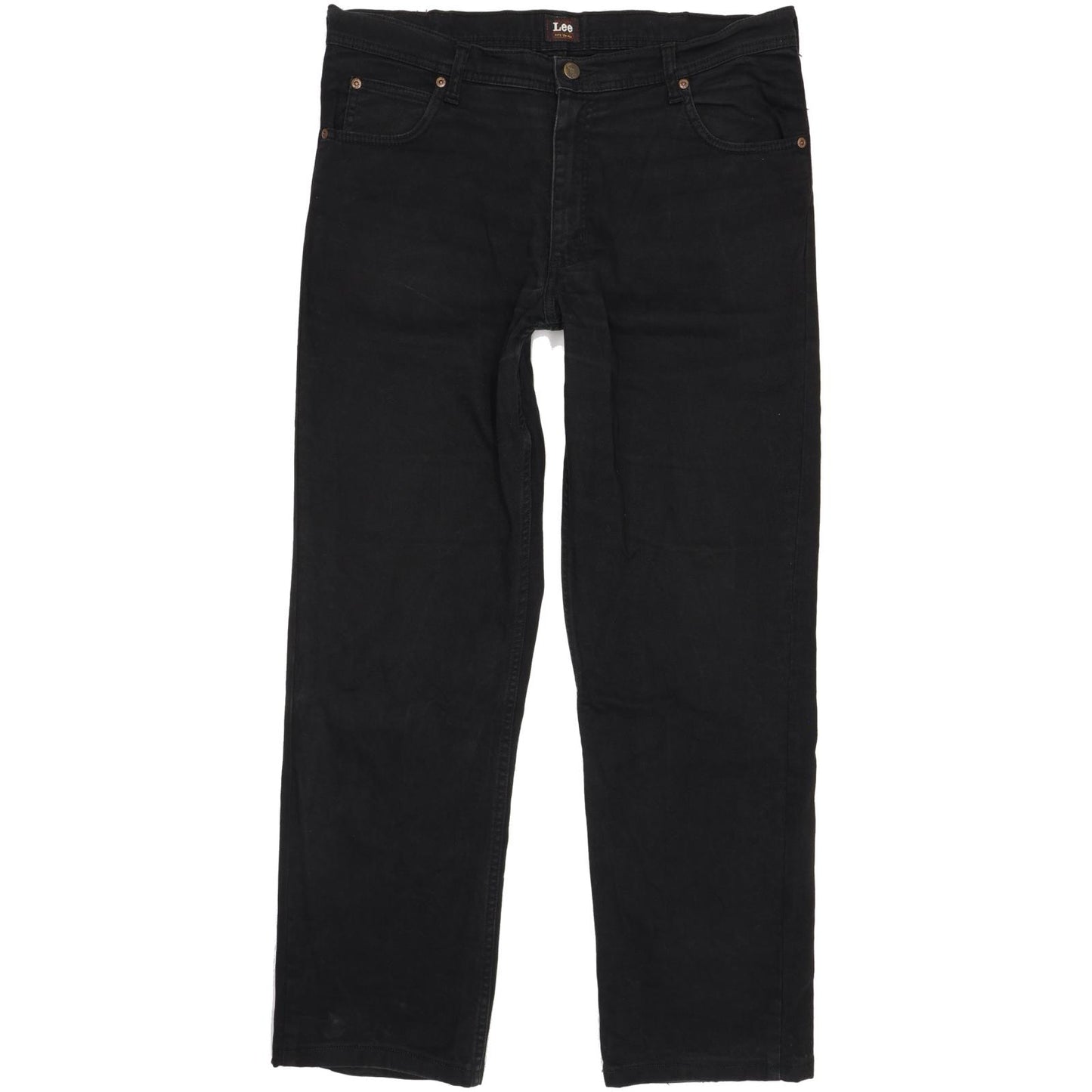 Lee Brooklyn Men Black Straight Regular Stretch Jeans W36 L31