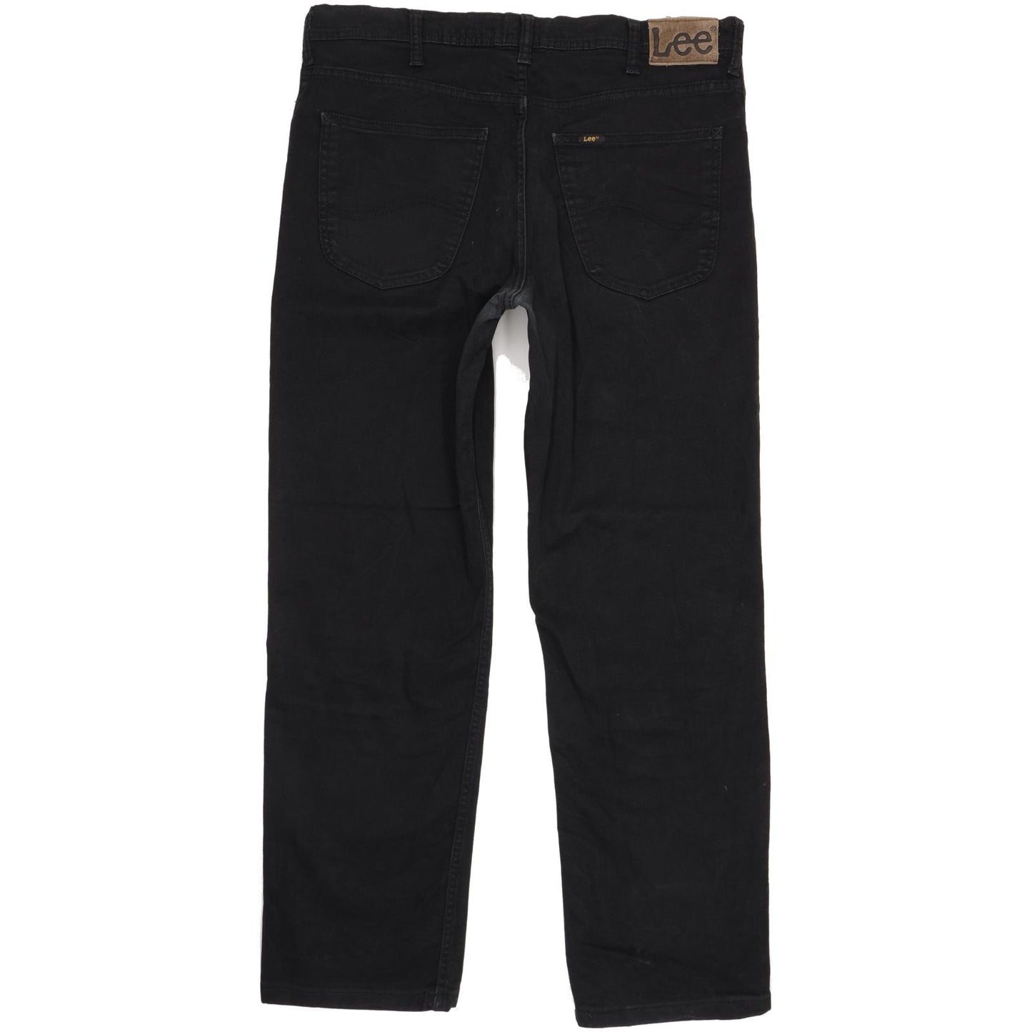 Lee Brooklyn Men Black Straight Regular Stretch Jeans W36 L31