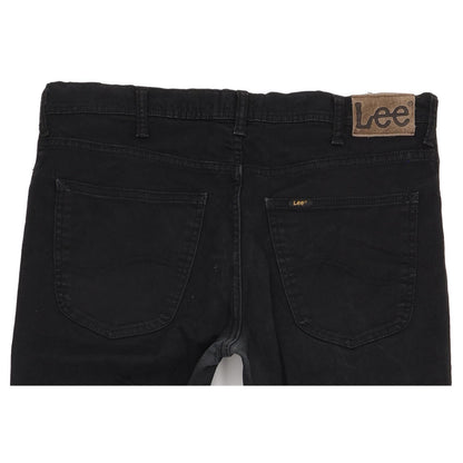 Lee Brooklyn Men Black Straight Regular Stretch Jeans W36 L31