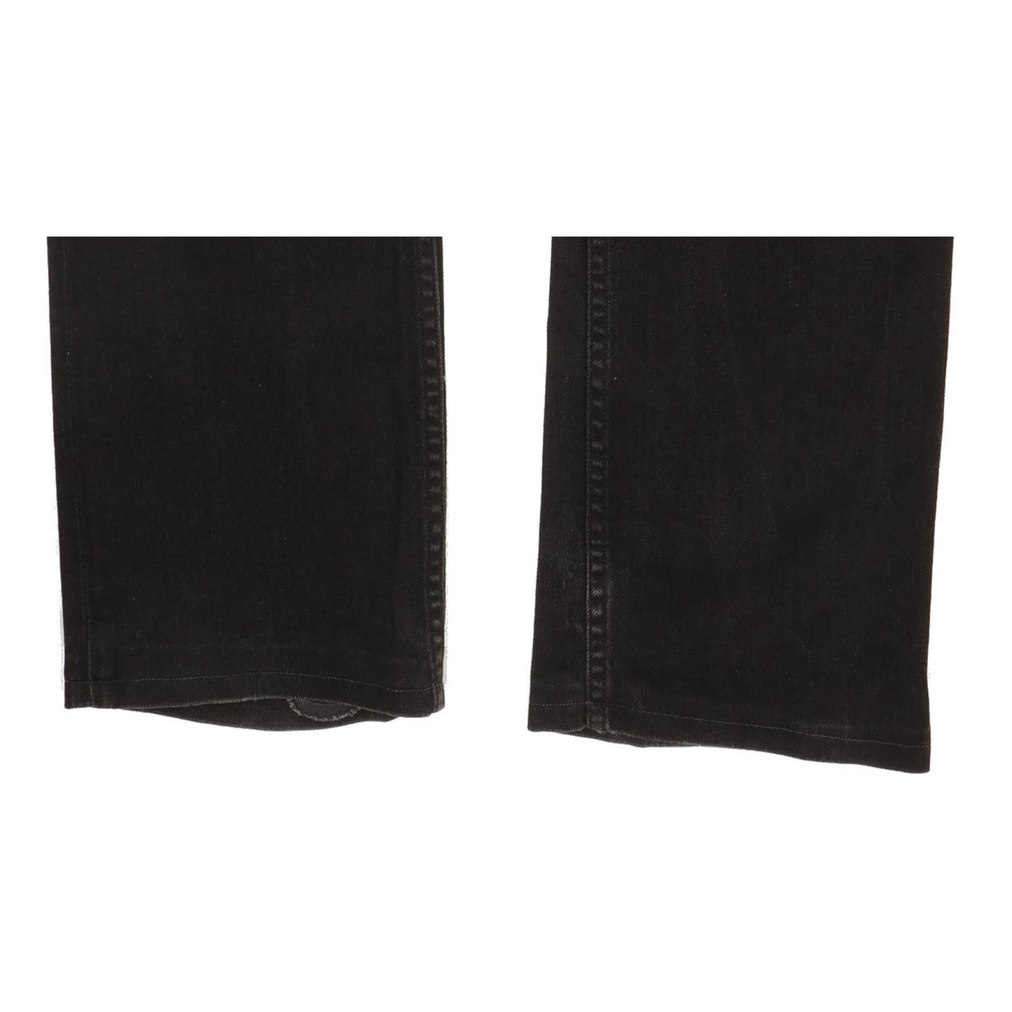 Lee Powell Men Black Straight Slim Stretch Jeans W38 L32