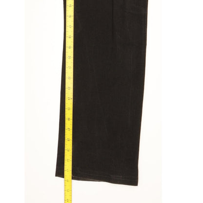 Lee Powell Men Black Straight Slim Stretch Jeans W38 L32