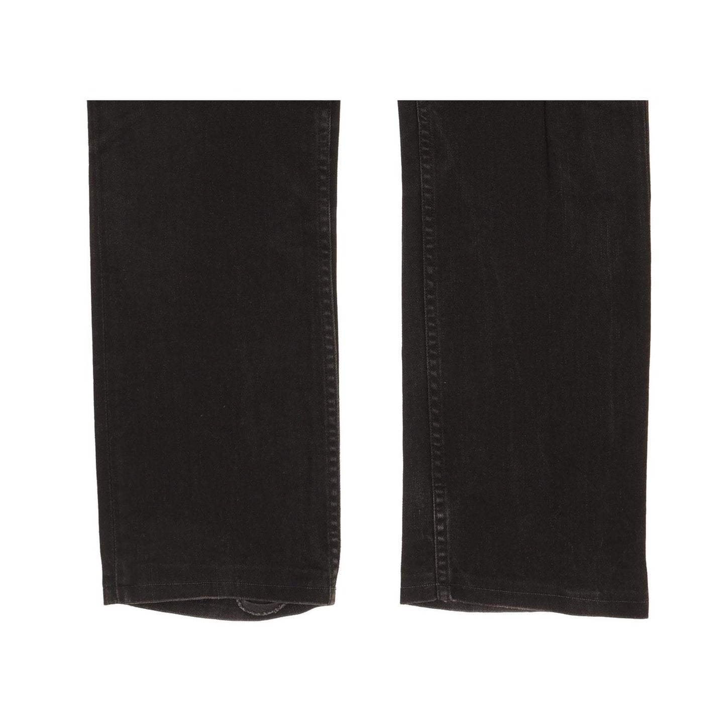 Lee Powell Men Black Straight Slim Stretch Jeans W38 L32