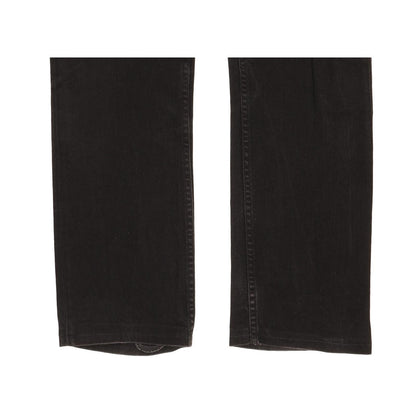 Lee Powell Men Black Straight Slim Stretch Jeans W38 L32