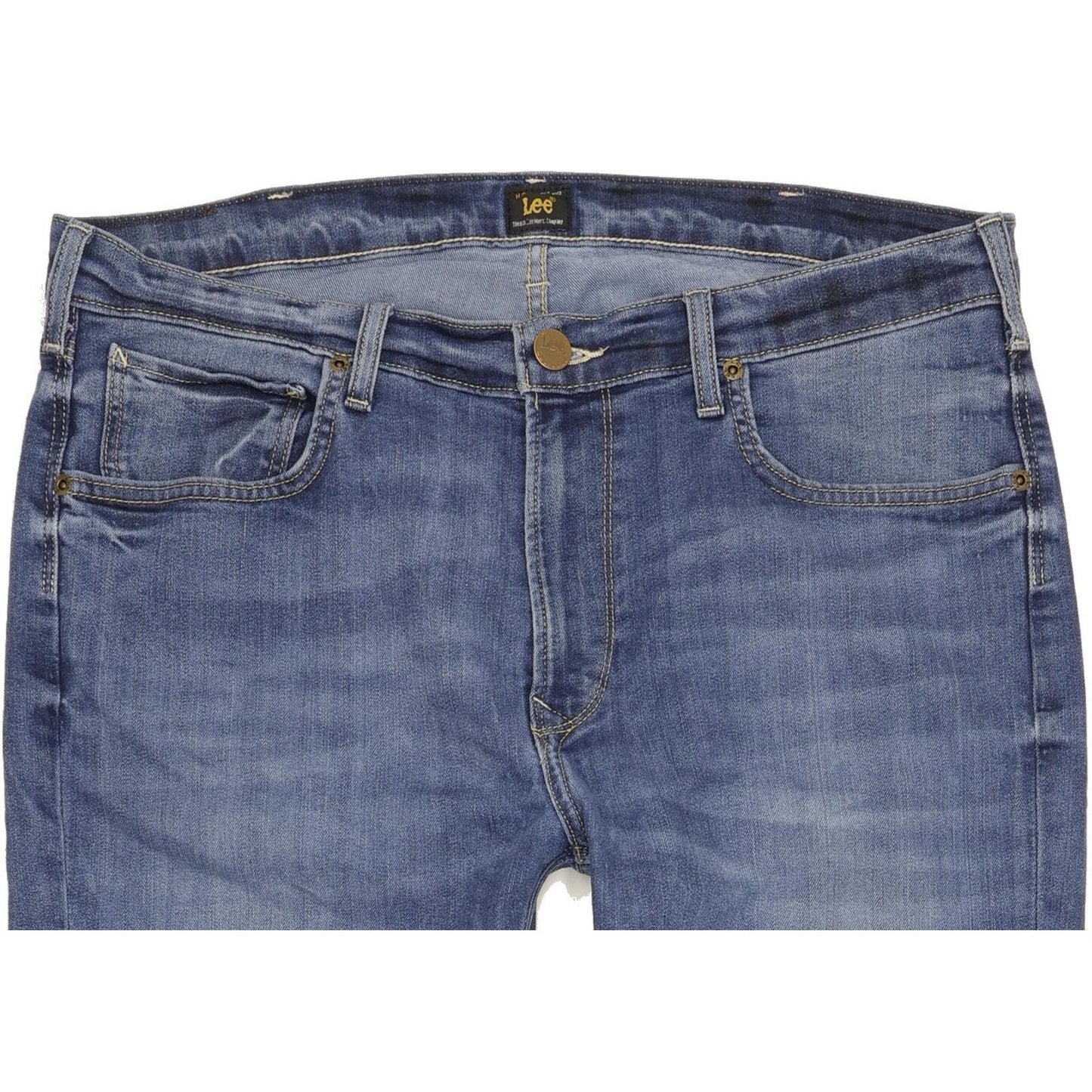 Lee Arvin Men Blue Tapered Slim Stretch Jeans W36 L31