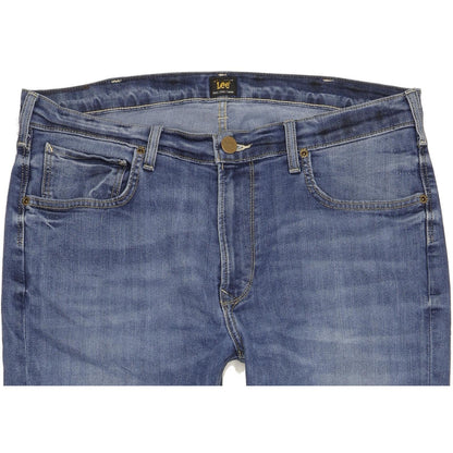 Lee Arvin Men Blue Tapered Slim Stretch Jeans W36 L31