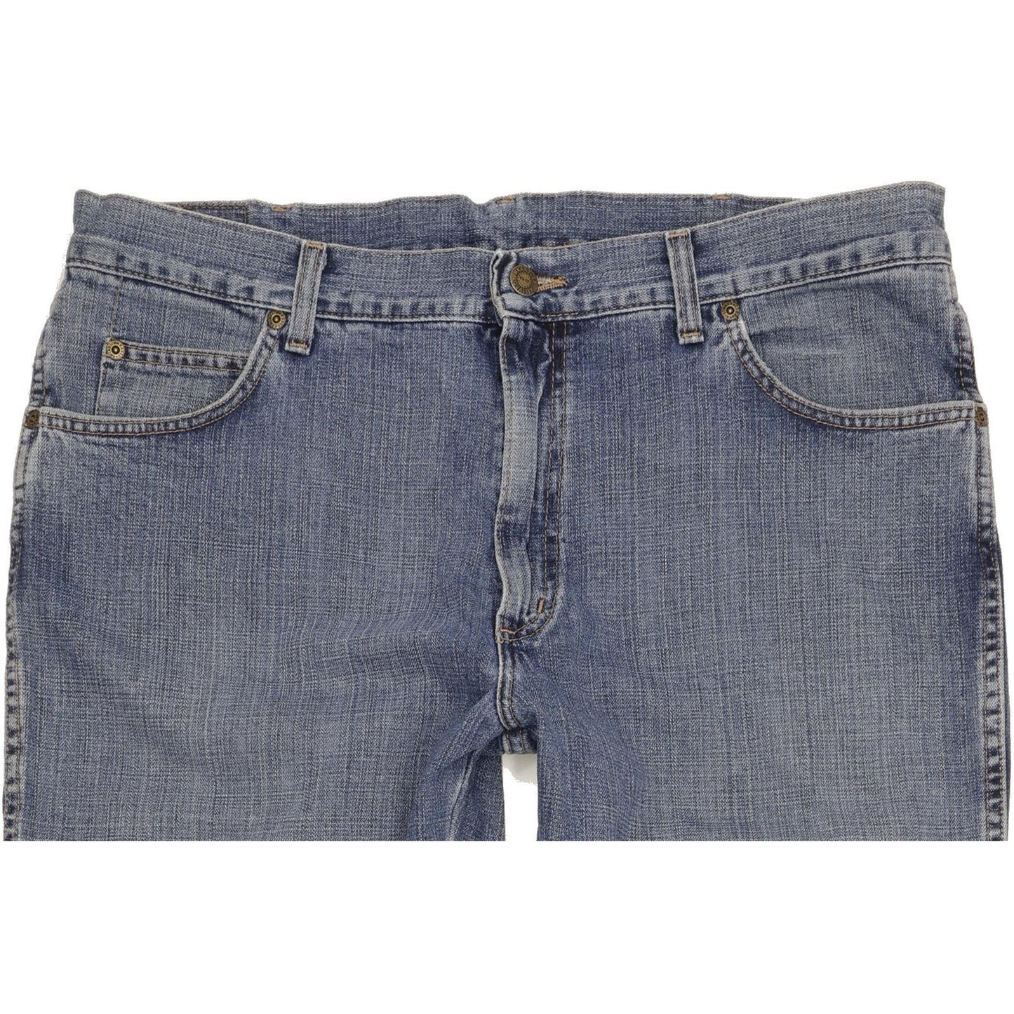 Wrangler Durable Quality Men Blue Straight Regular Jeans W38 L34