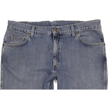 Wrangler Durable Quality Men Blue Straight Regular Jeans W38 L34