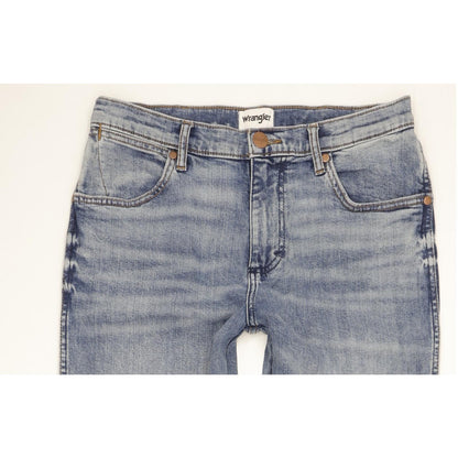Wrangler Texas Men Blue Straight Regular Stretch Jeans W31 L32