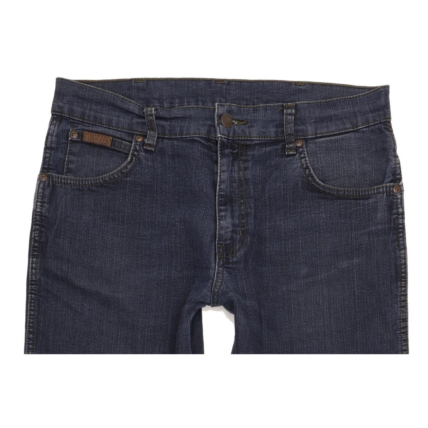 Wrangler Texas Men Blue Straight Regular Stretch Jeans W33 L30