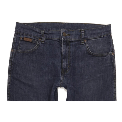 Wrangler Texas Men Blue Straight Regular Stretch Jeans W33 L30