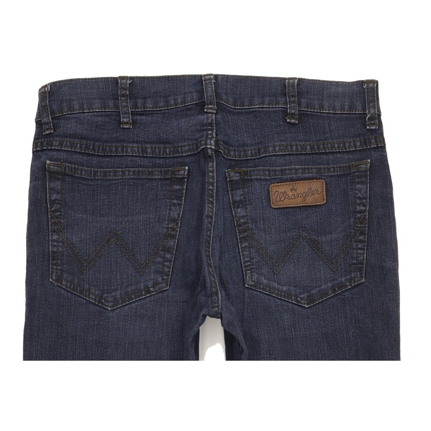 Wrangler Texas Men Blue Straight Regular Stretch Jeans W33 L30