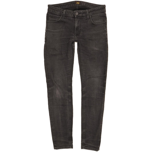 Lee Malone Women Black Skinny Slim Stretch Jeans W30 L30