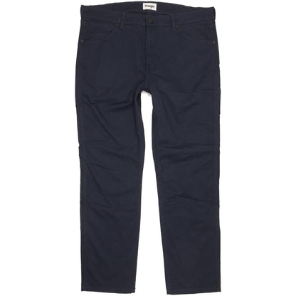 Wrangler Greensboro Men Navy Straight Regular Stretch Jeans W38 L31