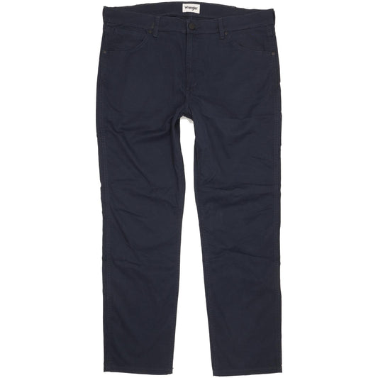 Wrangler Greensboro Men Navy Straight Regular Stretch Jeans W38 L31