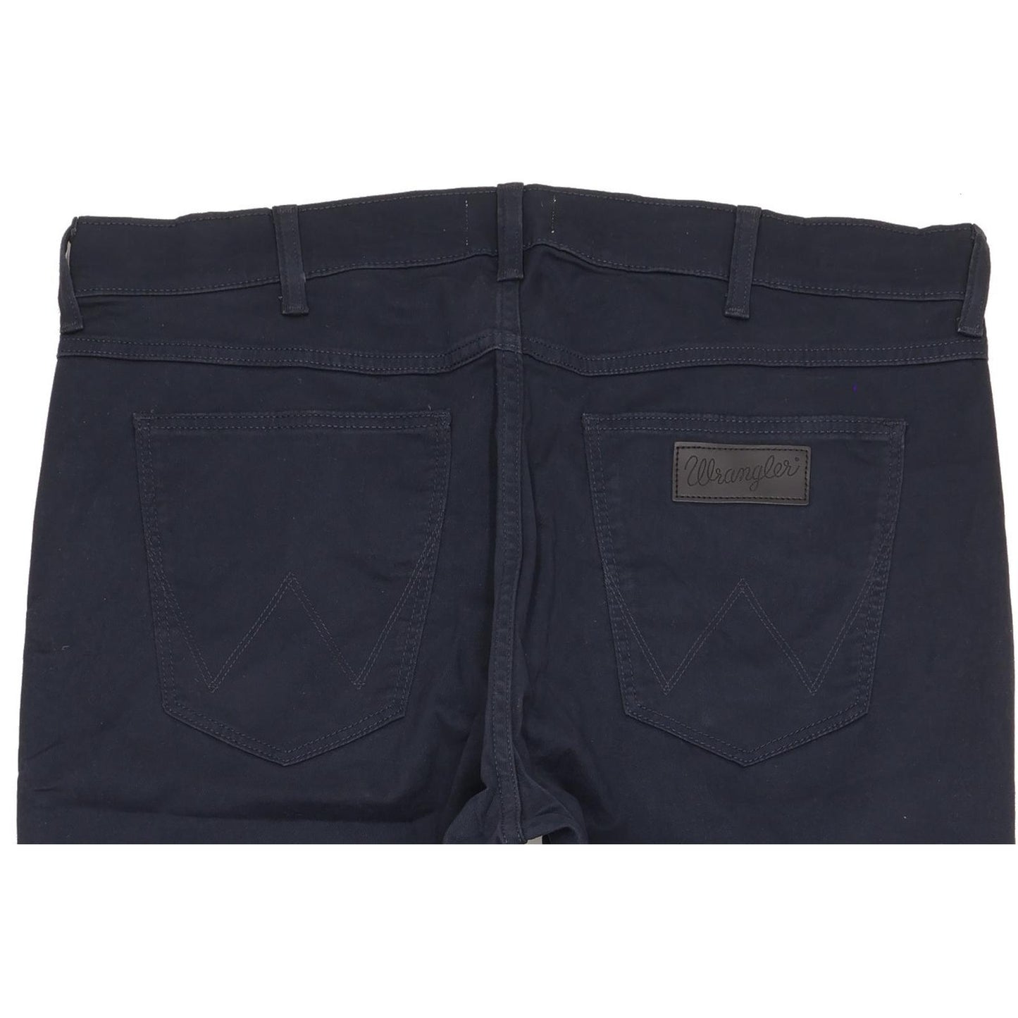 Wrangler Greensboro Men Navy Straight Regular Stretch Jeans W38 L31