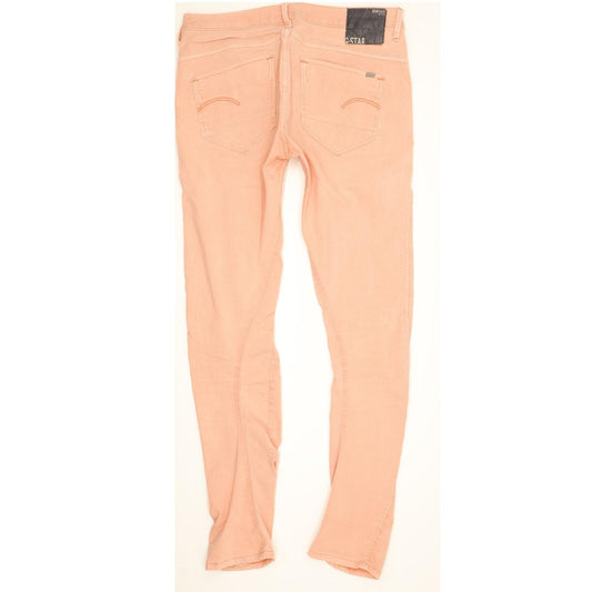 G-Star Arc 3D  Women Pink Skinny Slim Stretch Jeans W28 L30