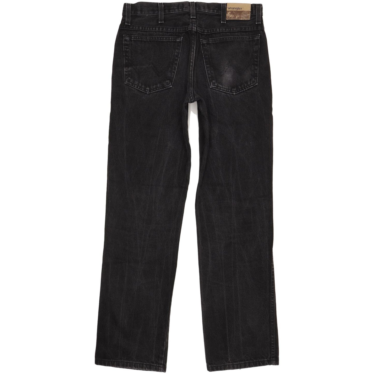 Wrangler Men Black Straight Regular Jeans W33 L33