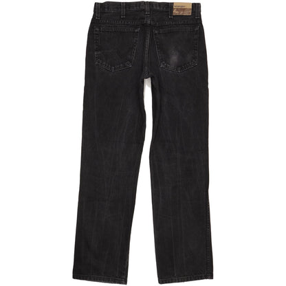 Wrangler Men Black Straight Regular Jeans W33 L33