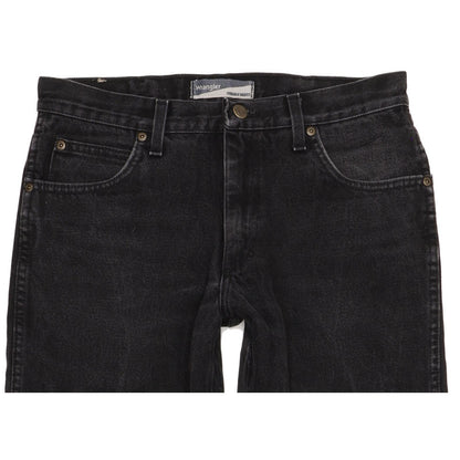 Wrangler Men Black Straight Regular Jeans W33 L33