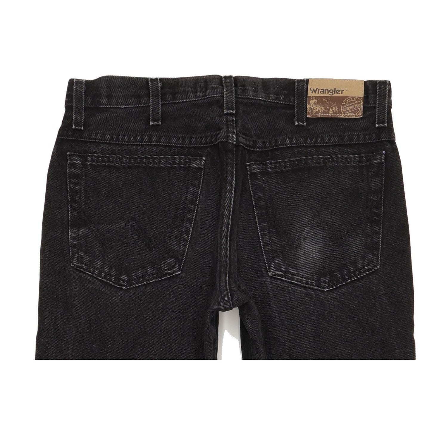 Wrangler Men Black Straight Regular Jeans W33 L33
