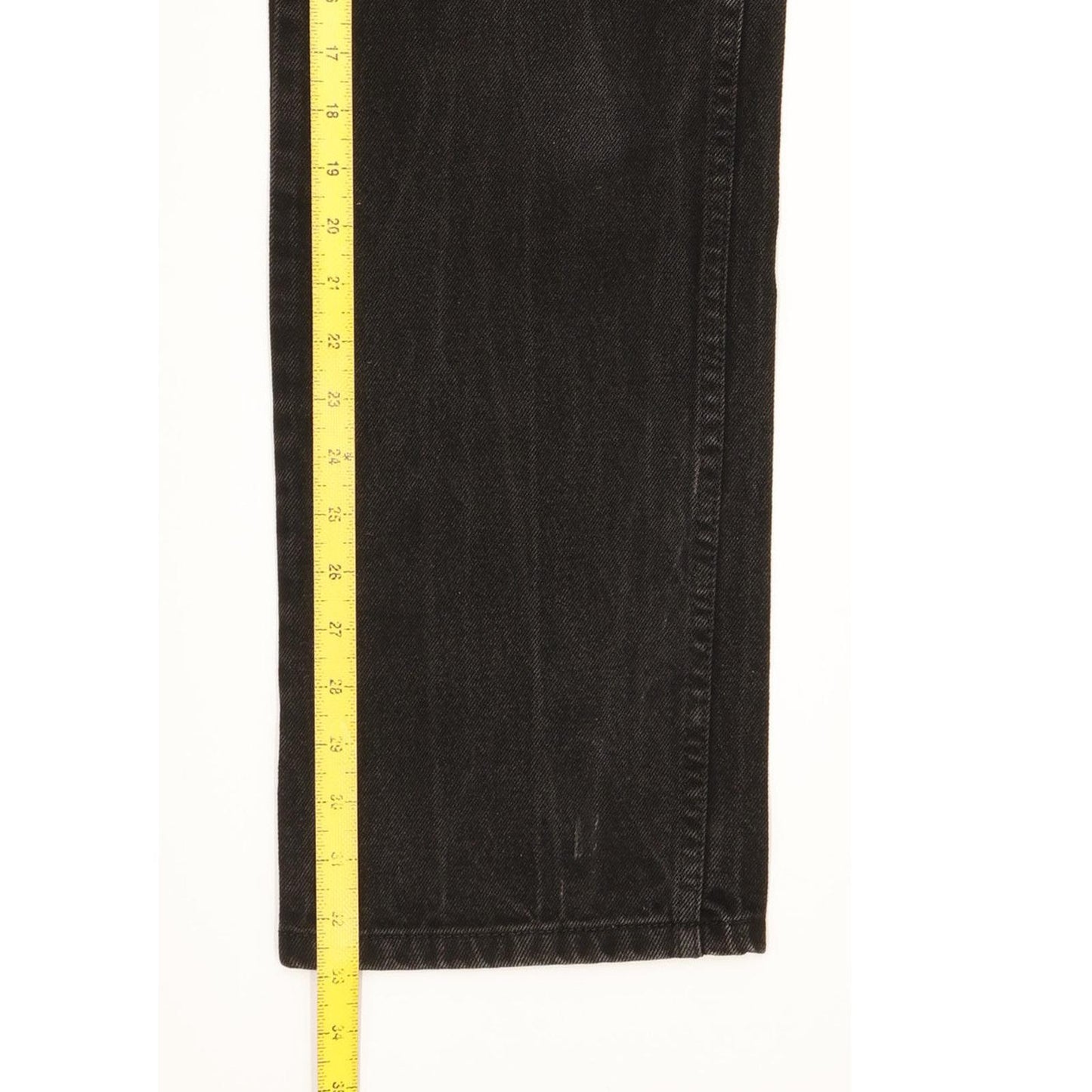 Wrangler Men Black Straight Regular Jeans W33 L33