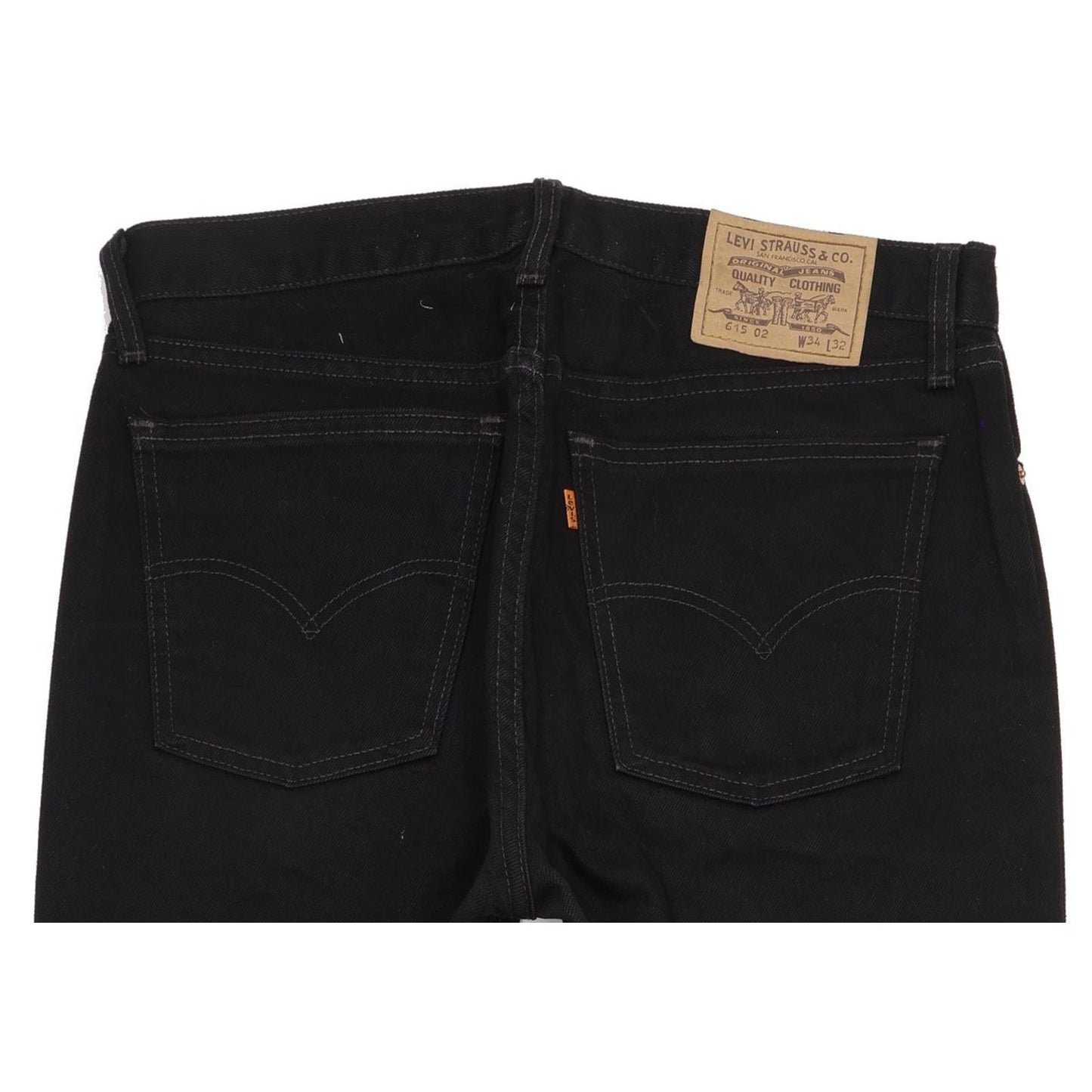 Levi's 615 Men Black Straight Regular Jeans W34 L32