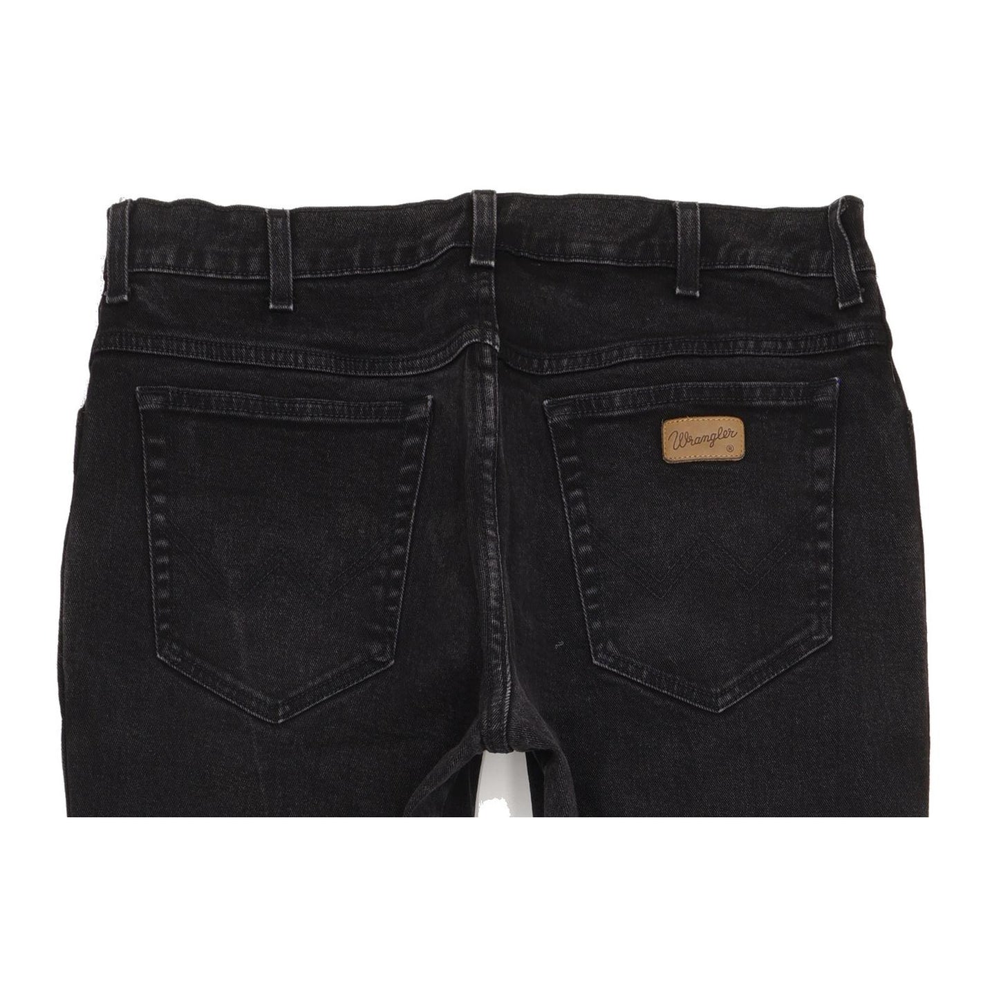 Wrangler Texas Men Black Straight Regular Stretch Jeans W36 L33