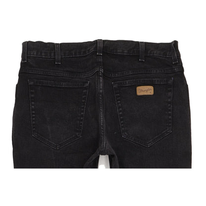Wrangler Texas Men Black Straight Regular Stretch Jeans W36 L33