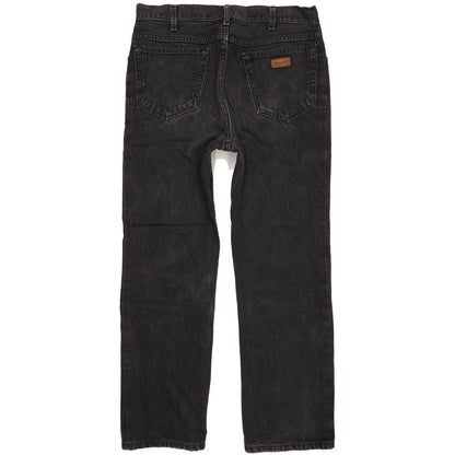 Wrangler Men Black Straight Regular Stretch Jeans W34 L30