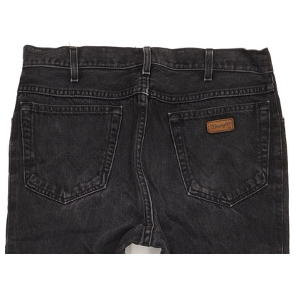 Wrangler Men Black Straight Regular Stretch Jeans W34 L30