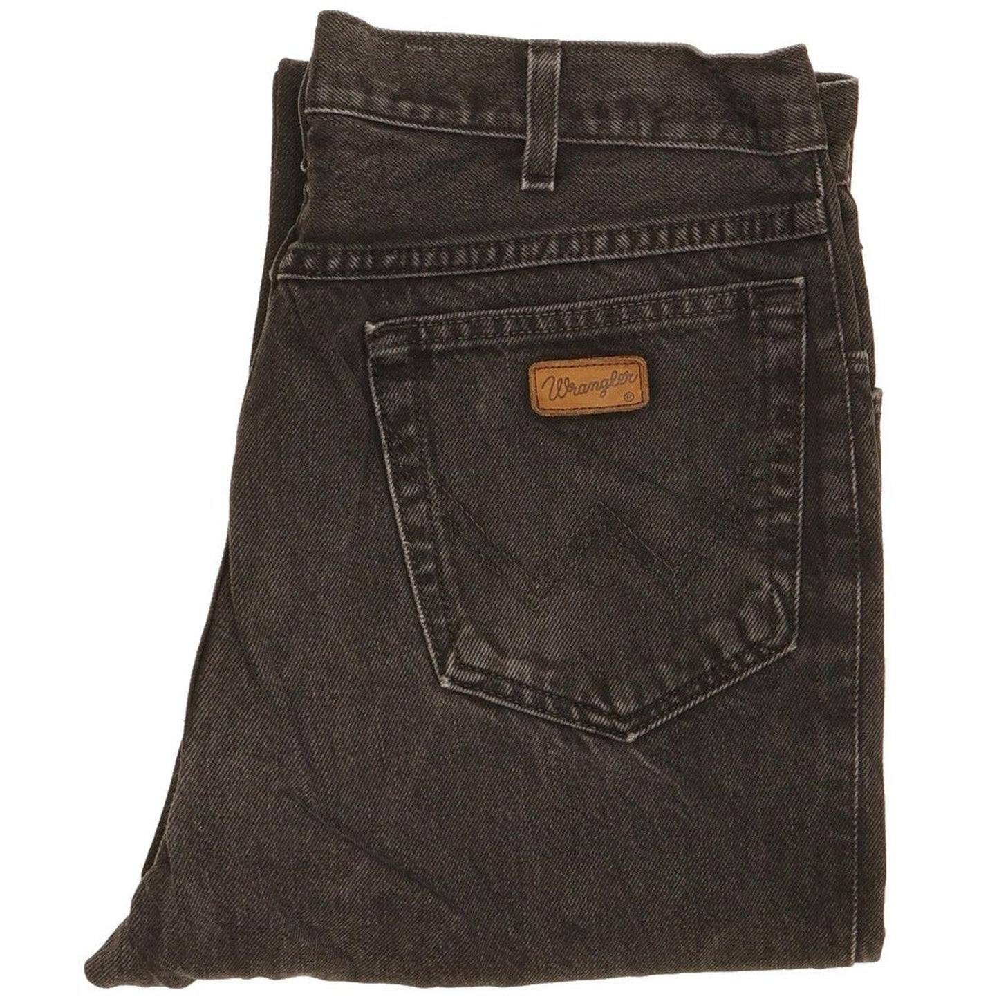 Wrangler Men Black Straight Regular Stretch Jeans W34 L30