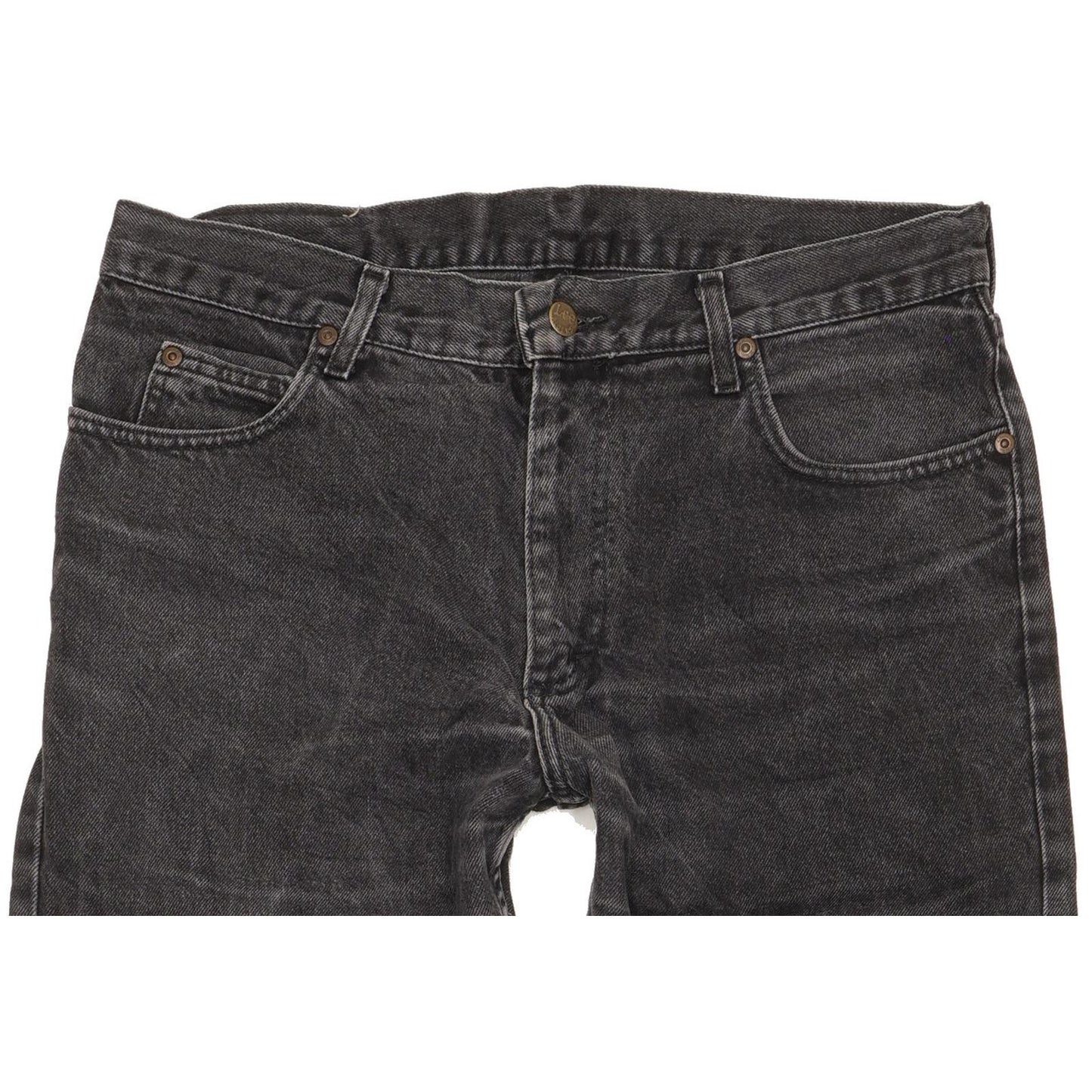Lee Brooklyn Men Charcoal Straight Regular Jeans W34 L30